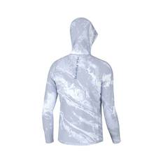 Huk Men’s Mossy Oak Pursuit Performance Hooded Fishing Shirt Stormwater Bone M, Stormwater Bone, bcf_hi-res