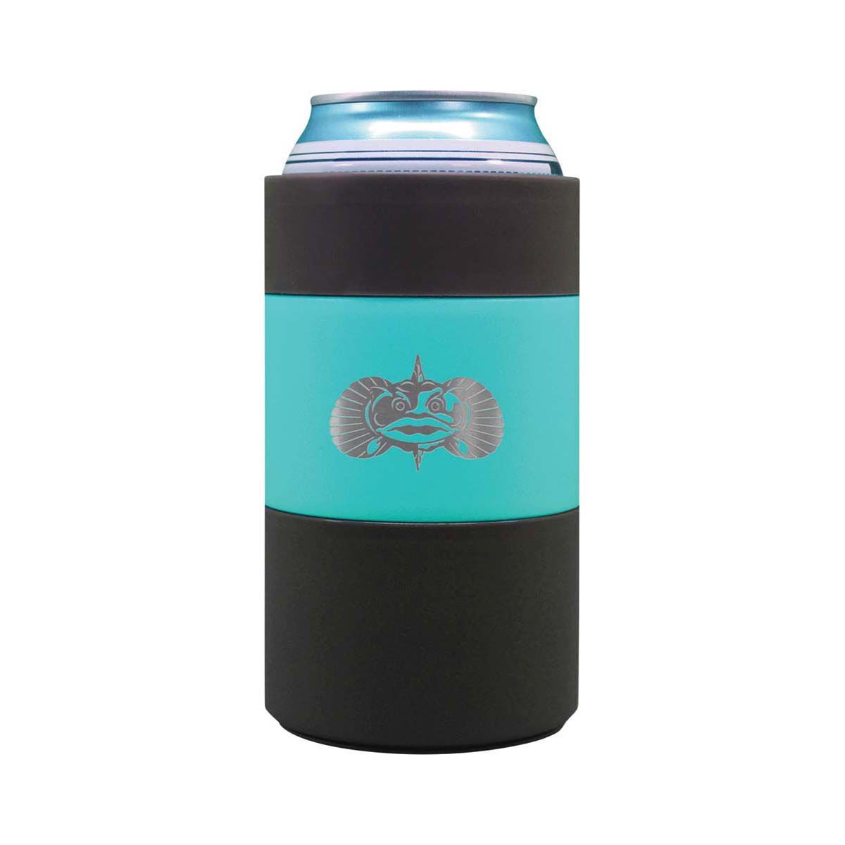 Toadfish Non Tipping Can Cooler Teal, Teal, bcf_hi-res