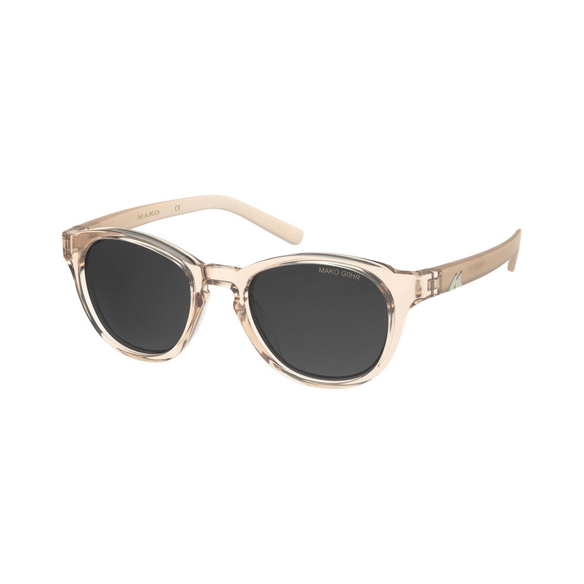 MAKO Oceans Polarised Sunglasses Crystal Tan with Grey Lens, , bcf_hi-res