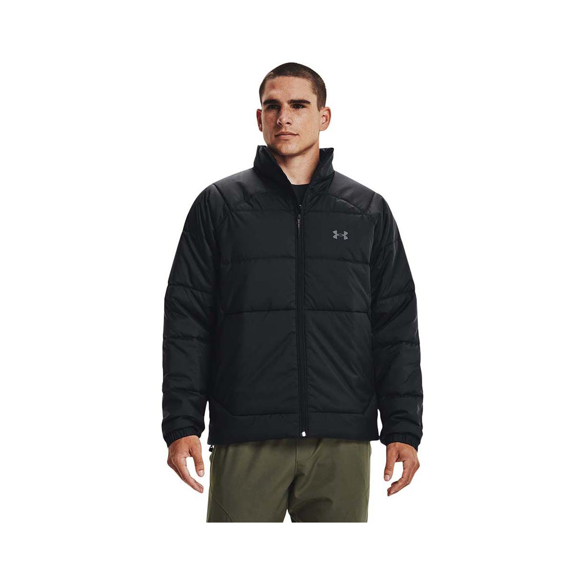 Under Armour Men s ColdGear Insulated Jacket Black Pitch Grey BCF