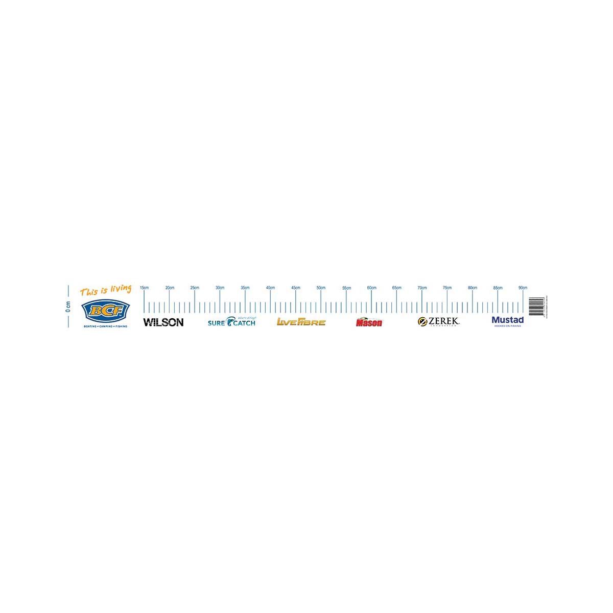 Adhesive fish measuring tape sale