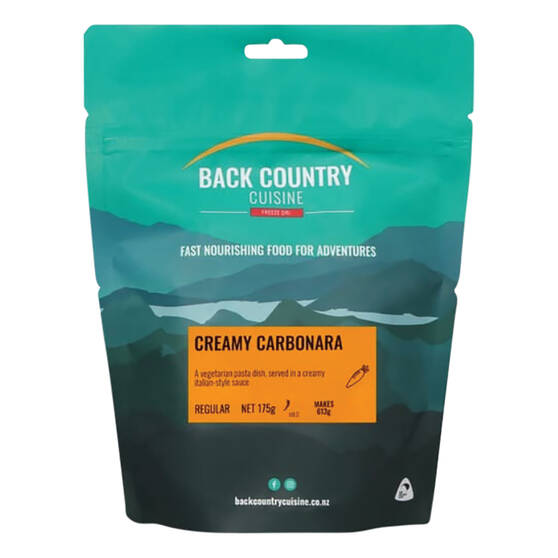 Back Country Cuisine Freeze Dried Creamy Carbonara 2 Serve, , bcf_hi-res