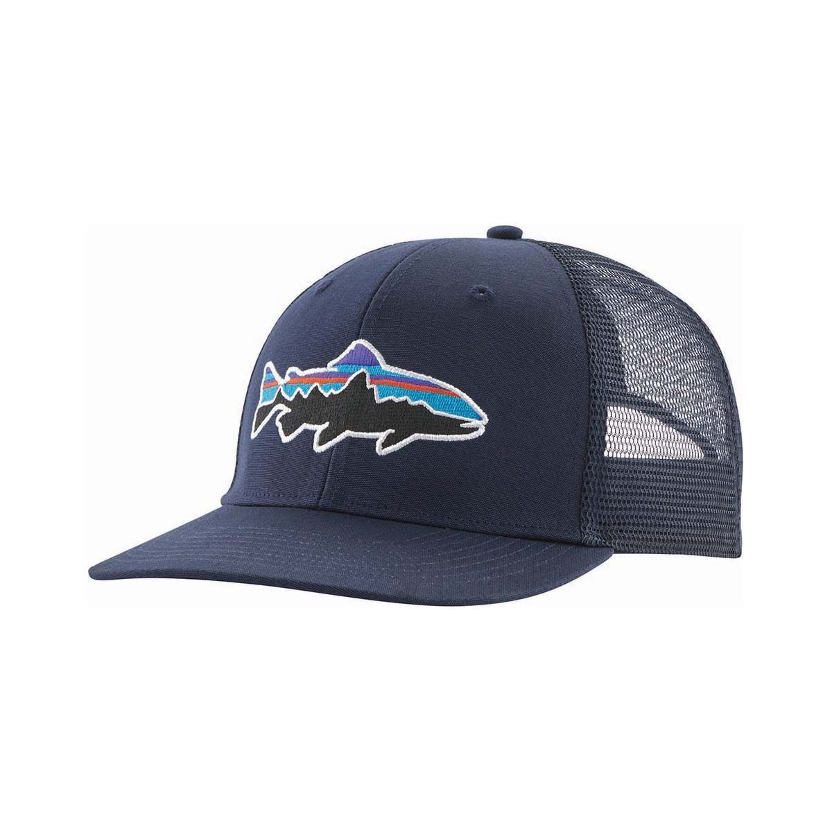 Patagonia Unisex Fitz Roy Trout Trucker Hat New Navy OSFM, New Navy, bcf_hi-res