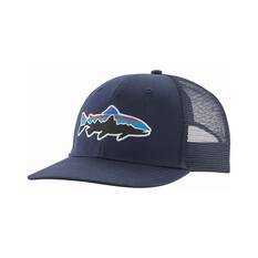 Patagonia Unisex Fitz Roy Trout Trucker Hat New Navy OSFM, New Navy, bcf_hi-res