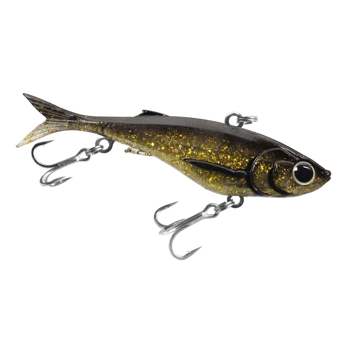 TT Fishing Quake Slim Soft Vibe Lure 95mm Gold Dust, Gold Dust, bcf_hi-res
