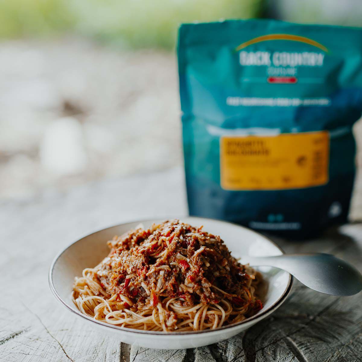 Back Country Cuisine Freeze Dried Spaghetti Bolognese 2 Serves BCF