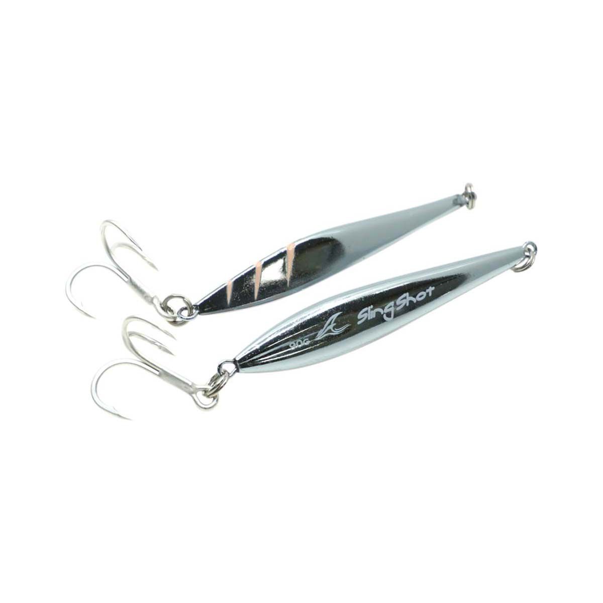 Ocean's Legacy Sling Shot Casting Lure 90g Chrome Bullet, Chrome Bullet, bcf_hi-res