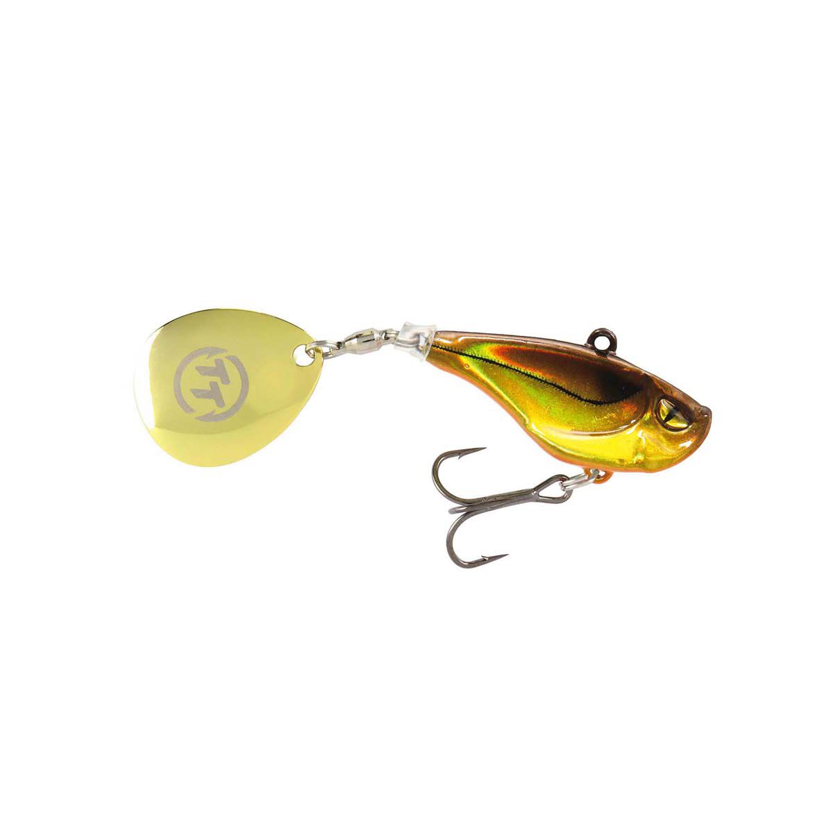TT Fishing Flashpoint+ Tail Spinner Lure 37mm Golden Minnow, Golden Minnow, bcf_hi-res