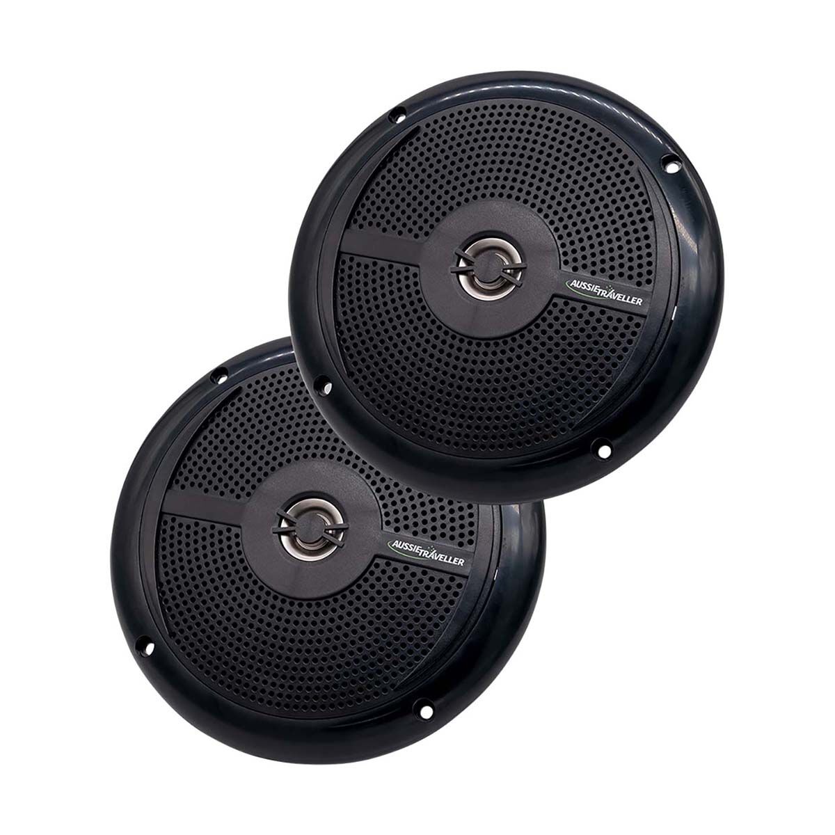 Aussie Traveller Two-Way 6.5" Slimline Speakers Set - 2 Pairs, , bcf_hi-res