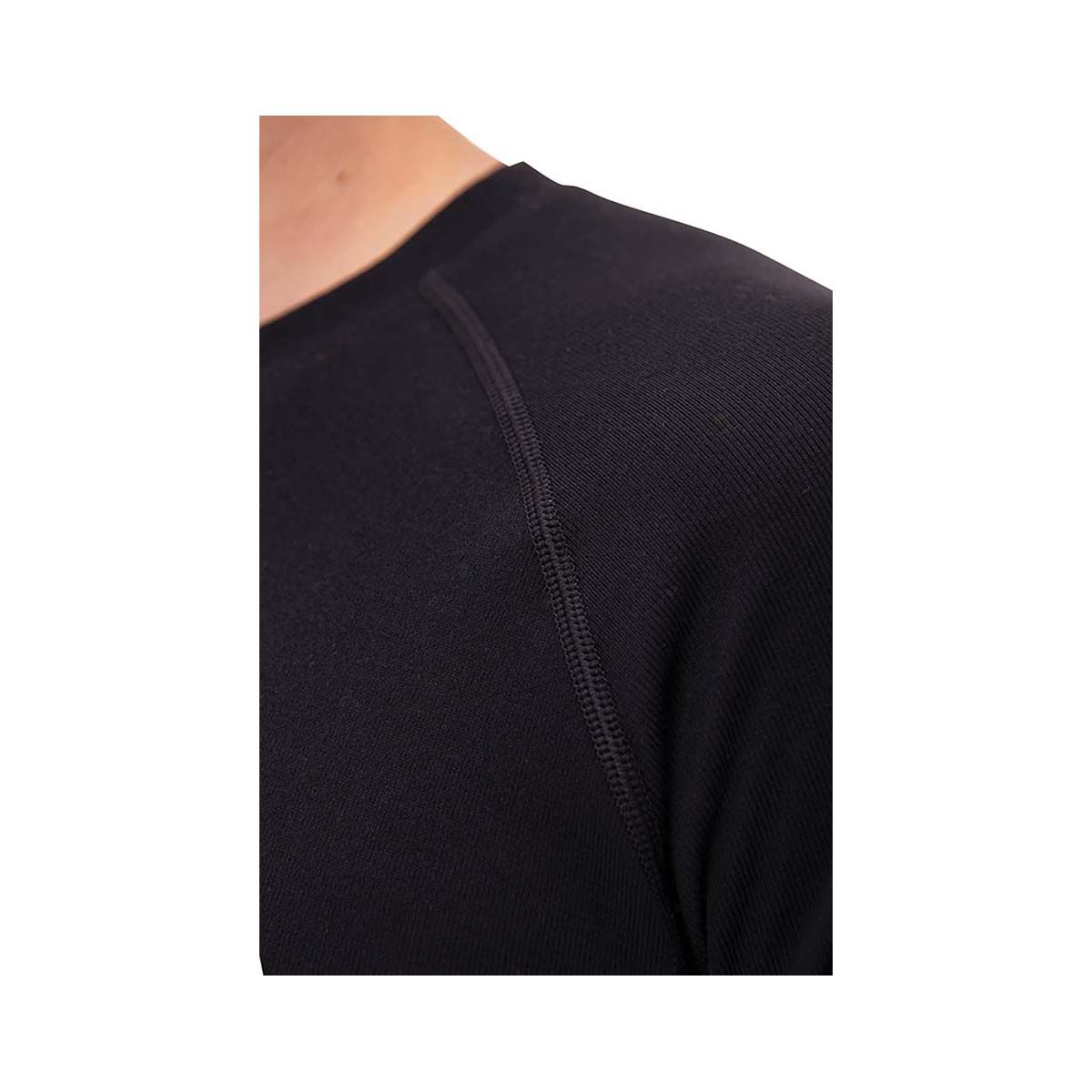 Macpac Men's Geothermal Long Sleeve Top V2, Black, bcf_hi-res