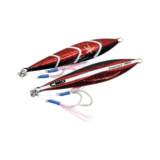 Ocean's Legacy Hybrid Contact Jig Lure 40g Red, Red, bcf_hi-res