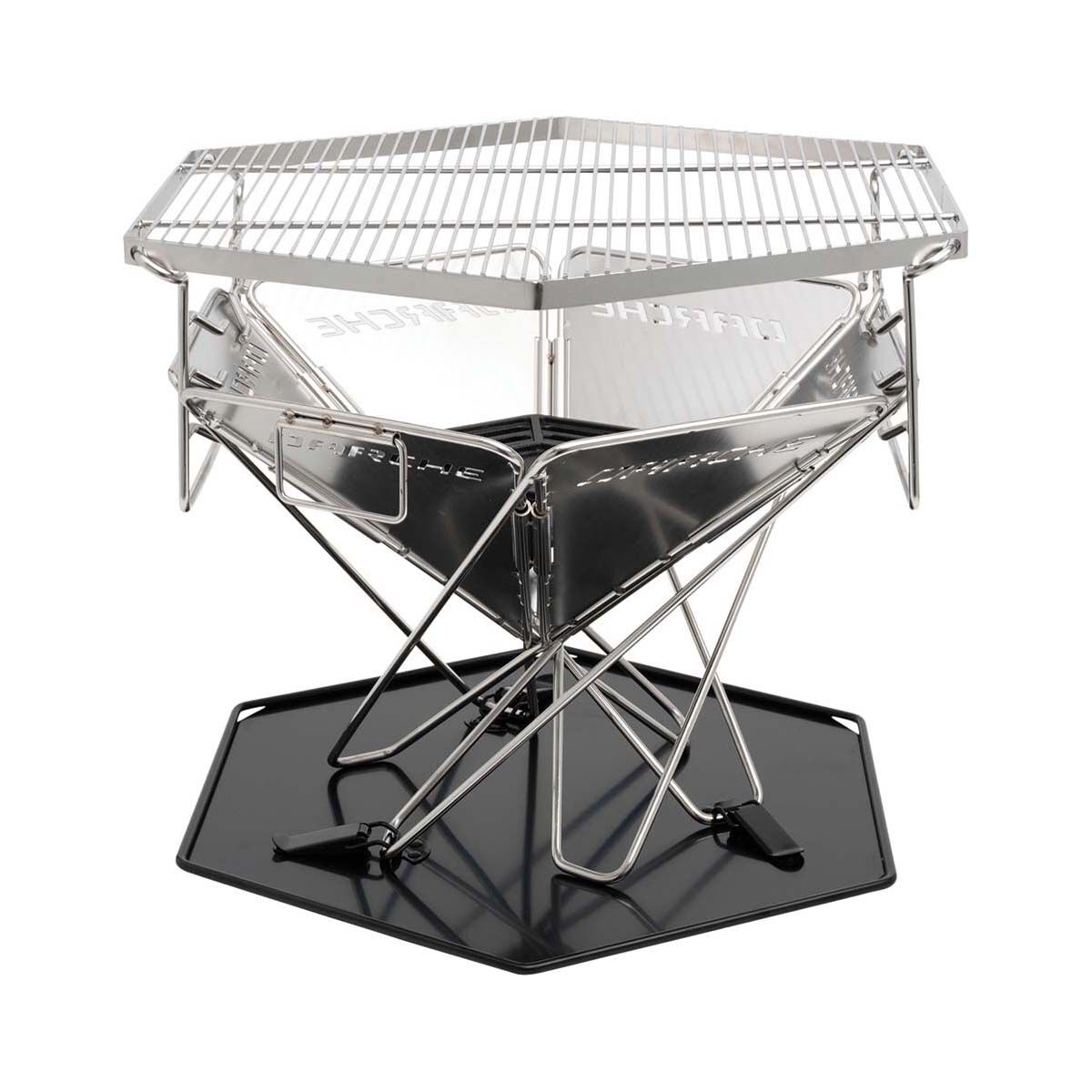 Darche Hexagonal Fire Pit BBQ, , bcf_hi-res
