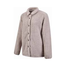 OUTRAK Women’s Fleece Lined Shacket, Taupe, bcf_hi-res