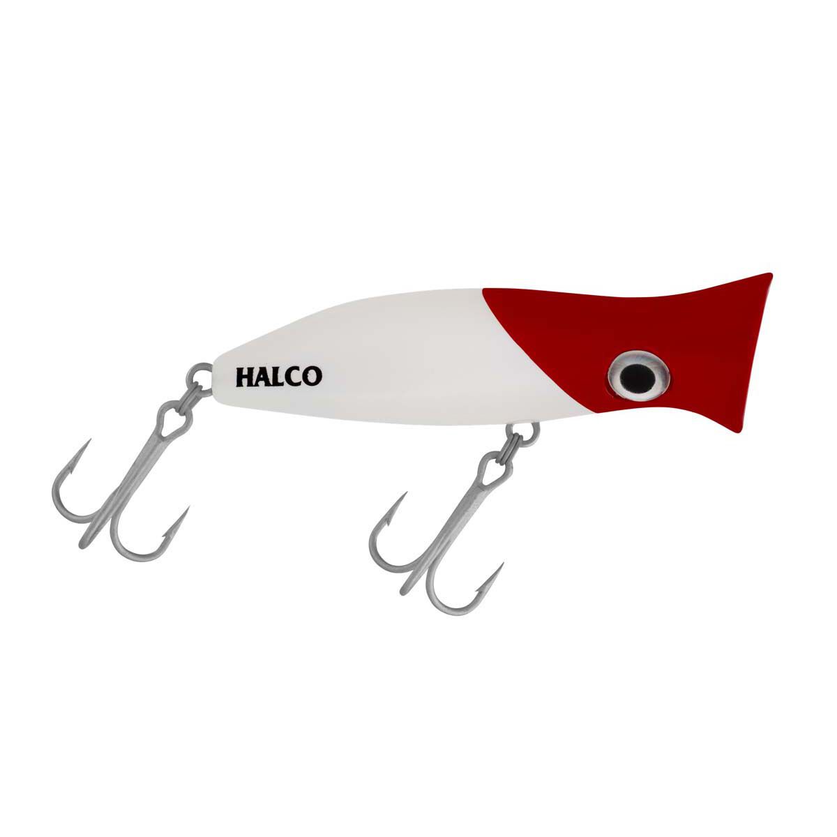 Halco Roosta Pop Surface Lure 80mm White Redhead, White Redhead, bcf_hi-res