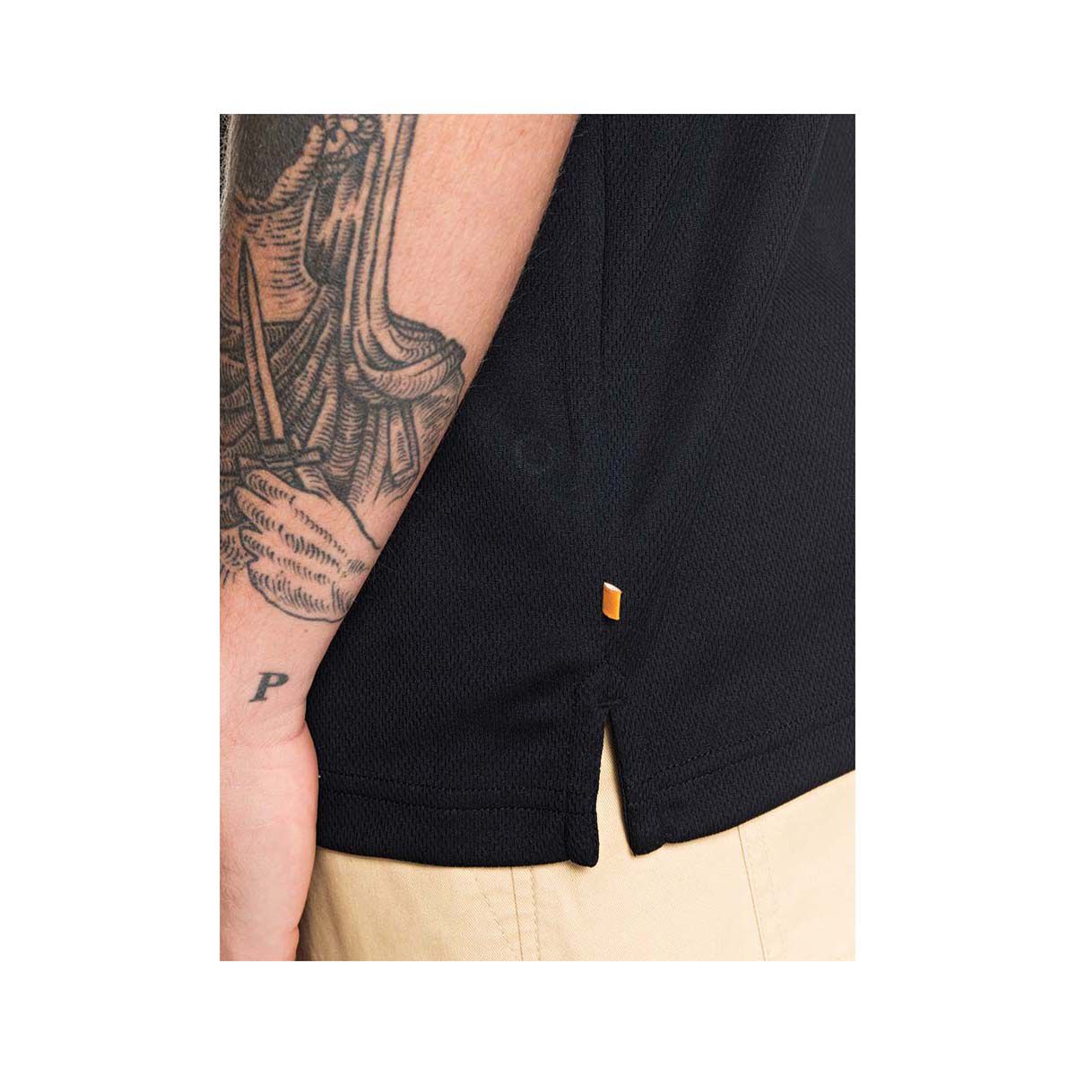 Quiksilver Waterman Men's Water 2 Polo, Black, bcf_hi-res