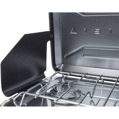 Wanderer LPG Portable Stove with Drip Tray - 2 Burner, , bcf_hi-res