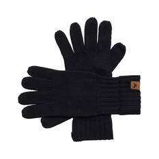 Macpac Unisex Merino Knit Gloves, Black, bcf_hi-res