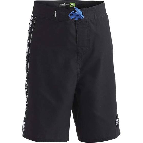 Quiksilver Youth Omni Bones Hybrid Boardshorts Black 14 BCF