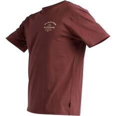 Quiksilver Waterman Men’s Outer Seas Short Sleeve Tee, Red Mahogany, bcf_hi-res