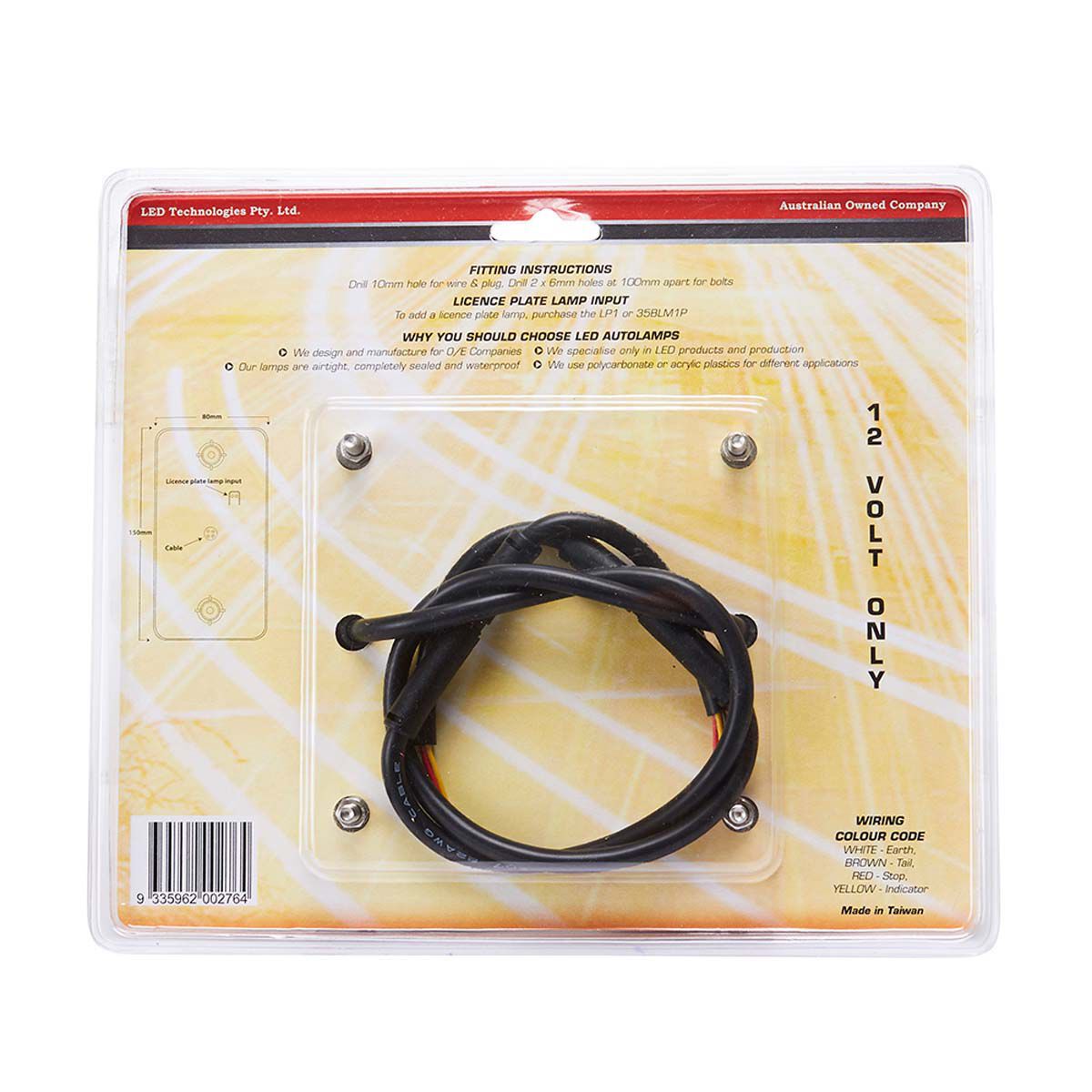 LED Autolamps Submersible LED Auto Lamp Trailer Lights 207BARLP2, , bcf_hi-res