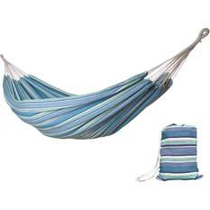 Wanderer Seafoam Stripe Double Hammock, , bcf_hi-res