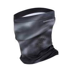 Shimano Unisex Shades™ Charcoal Tech Camo Neck Gaiter Charcoal Tech Camo, Charcoal Tech Camo, bcf_hi-res