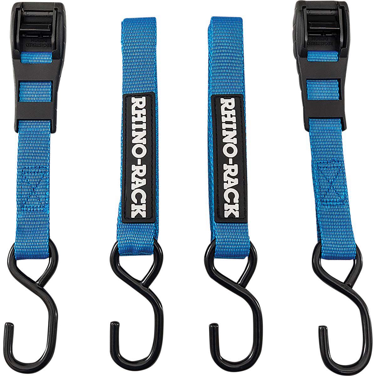 Rhino Rack Tie Down Straps with Hook 2 Pack BCF