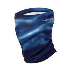 Shimano Unisex Shades™ Navy Tech Camo Neck Gaiter Navy Dot Camo, Navy Dot Camo, bcf_hi-res
