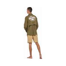 The Mad Hueys Men's Jiggin’ Off The Bottom Fishing Shirt, Khaki, bcf_hi-res