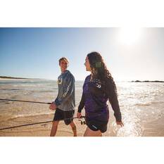 Daiwa Men's Gold & White Hooded Fishing Shirt, , bcf_hi-res