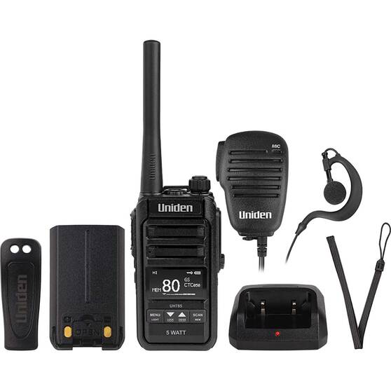 Uniden UH785 5W UHF Handheld Radio, , bcf_hi-res