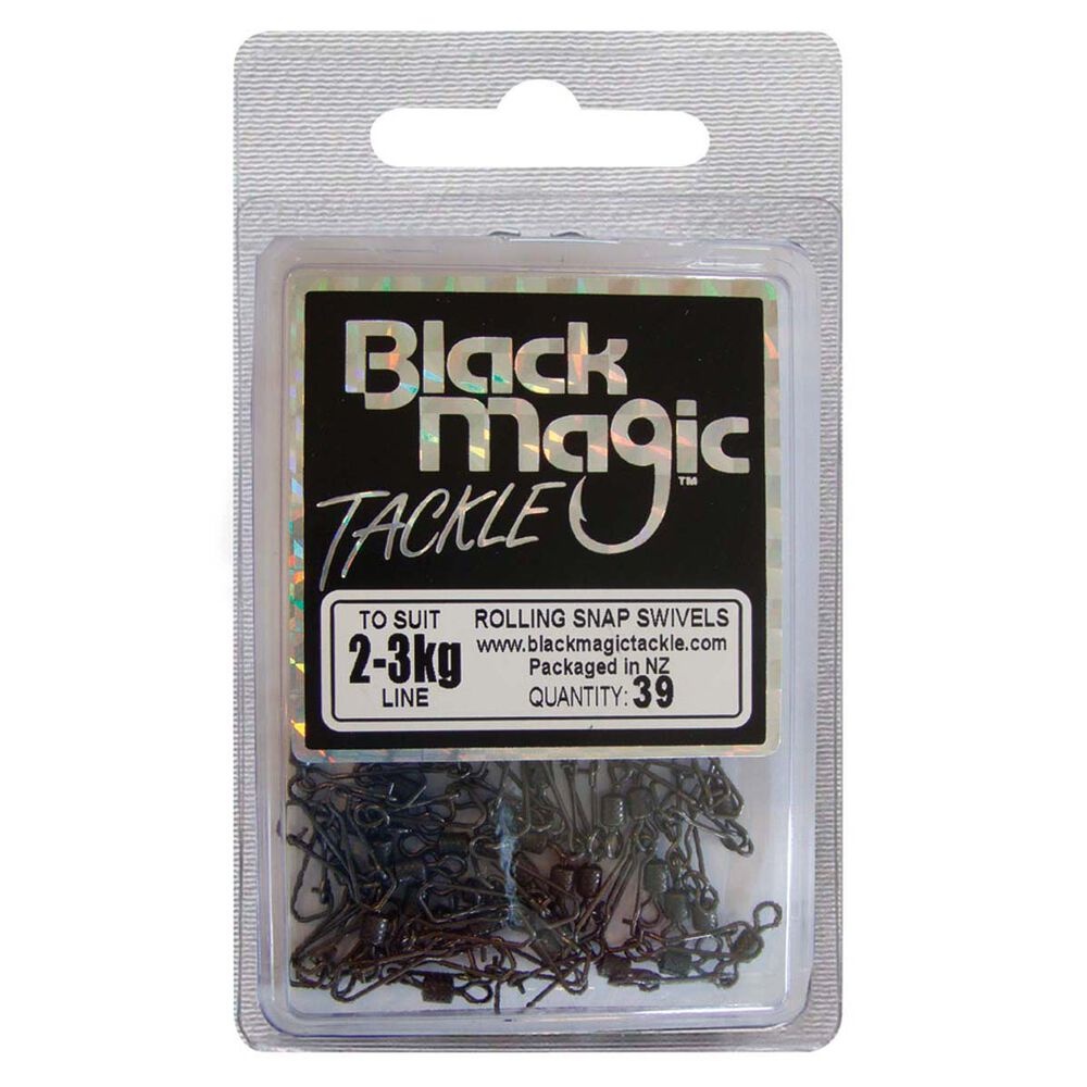 Black Magic Rolling Snap Swivel 39 Pack BCF