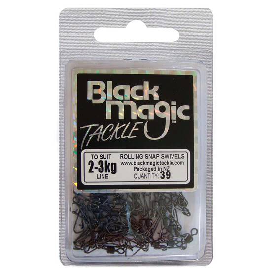 Black Magic Rolling Snap Swivel 39 Pack, , bcf_hi-res