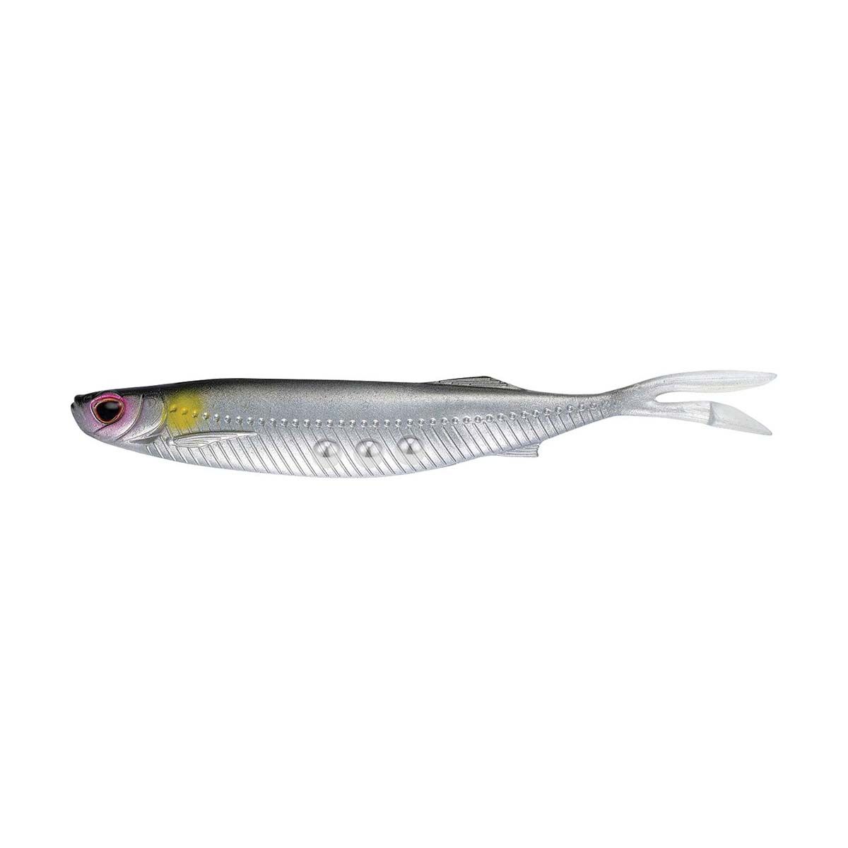 Nomad Live Ops Fallout Minnow Soft Plastic Lure 4.25in Silver Shad, Silver Shad, bcf_hi-res