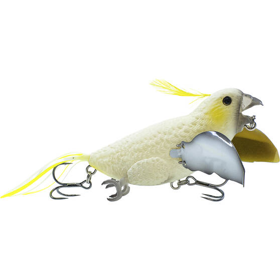 Chasebaits Smuggler Surface Lure 6.5cm White Cockatoo, White Cockatoo, bcf_hi-res