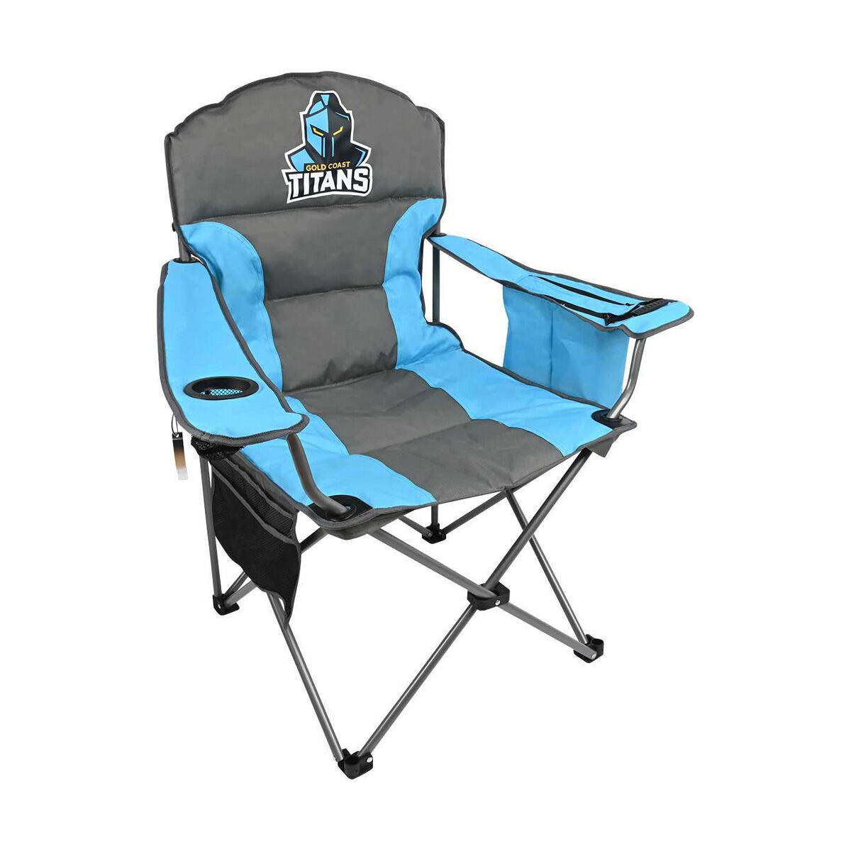 NRL Gold Coast Titans Camp Chair 130kg, , bcf_hi-res