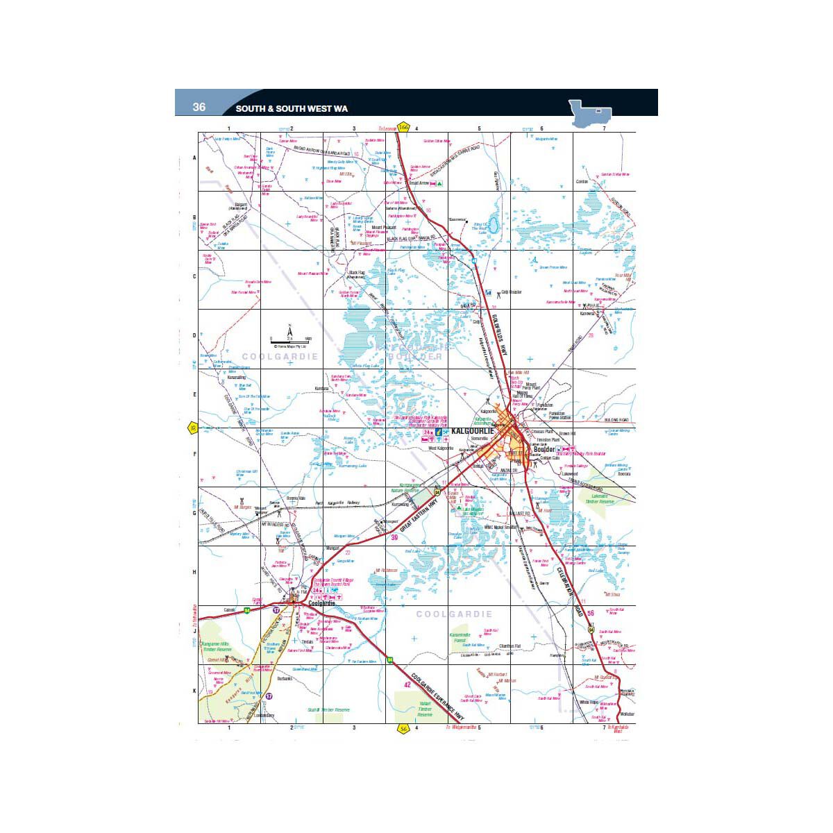 Hema Western Australia Road & 4WD Track Atlas (3rd Edition), , bcf_hi-res