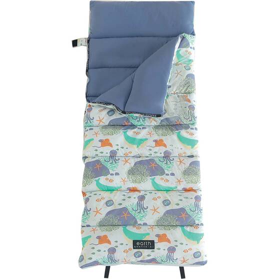 earth by Wanderer® Kids Sea Cotton 5.2°C Sleeping Bag, , bcf_hi-res