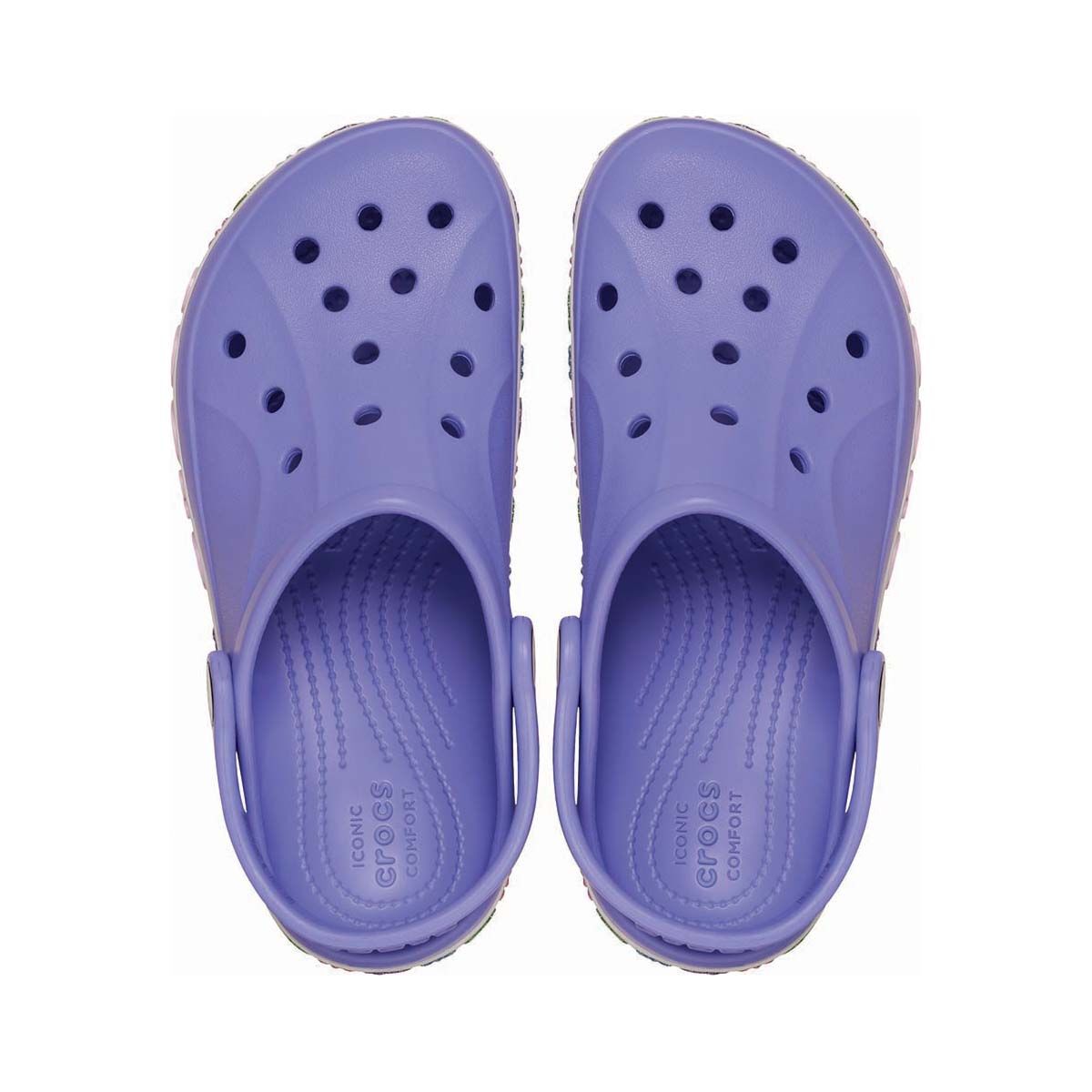Crocs Kids' Bayaband Flower Band Clogs, Digital Violet, bcf_hi-res