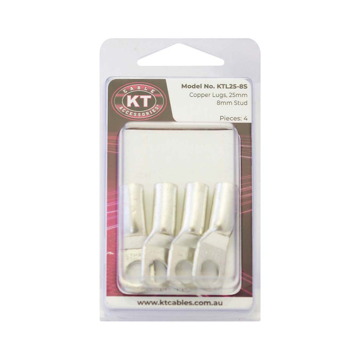 KT Cables Cable Lug 25mm 8mm, , bcf_hi-res