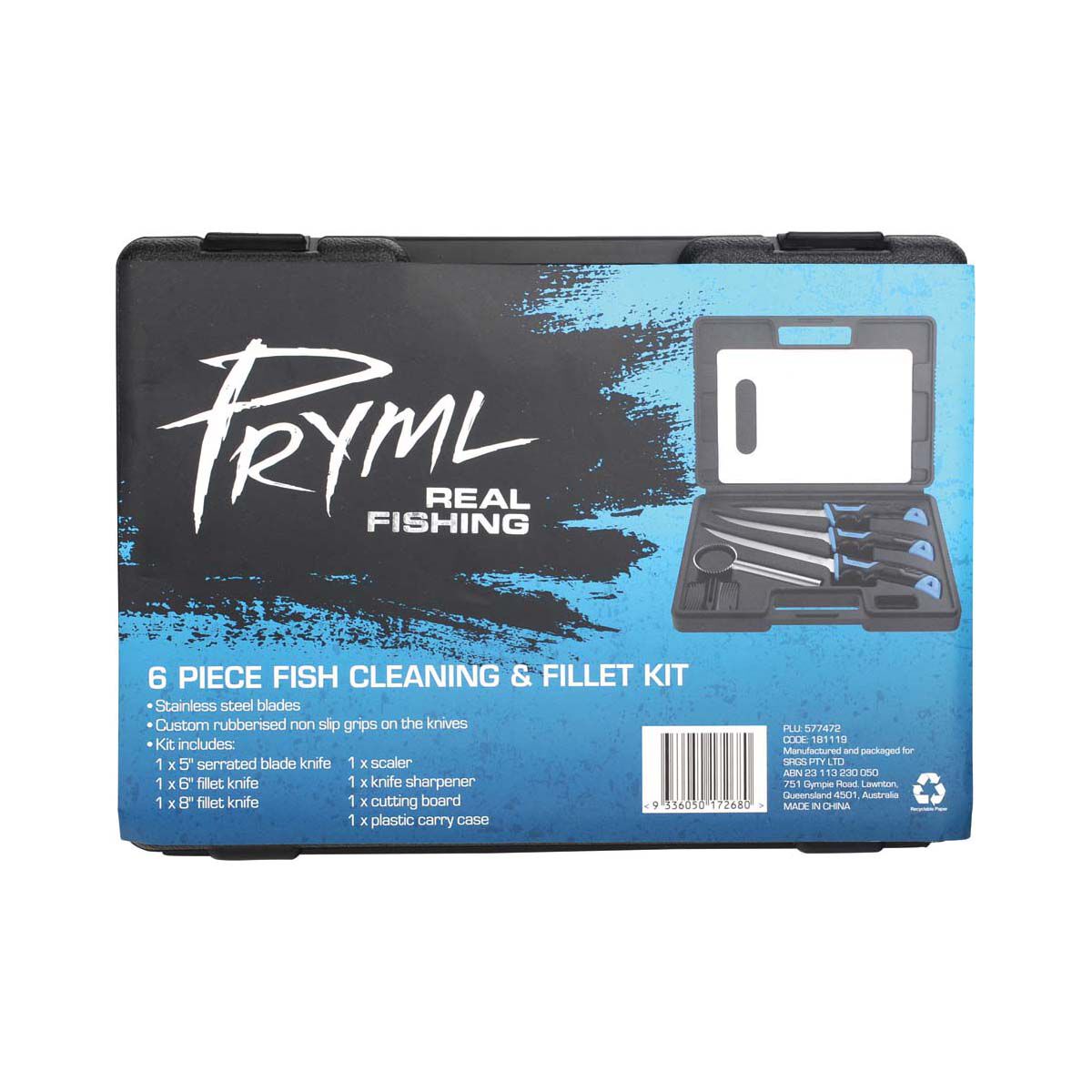 Pryml 6pce Knife Fish Cleaning Kit, , bcf_hi-res