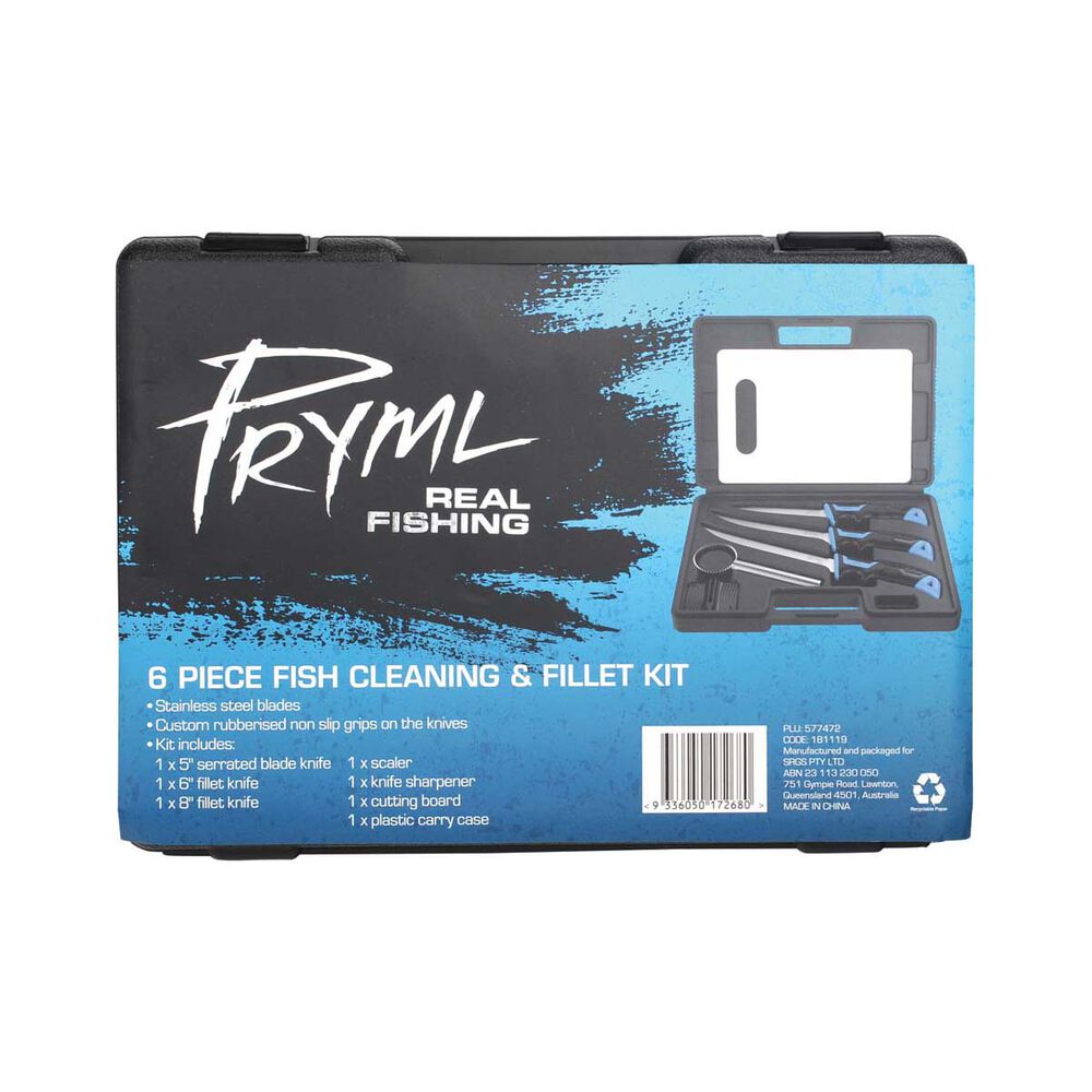 Pryml 6pce Knife Fish Cleaning Kit