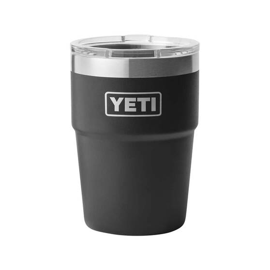YETI® Rambler® Stackable Cup 16 oz (473ml) Black, Black, bcf_hi-res