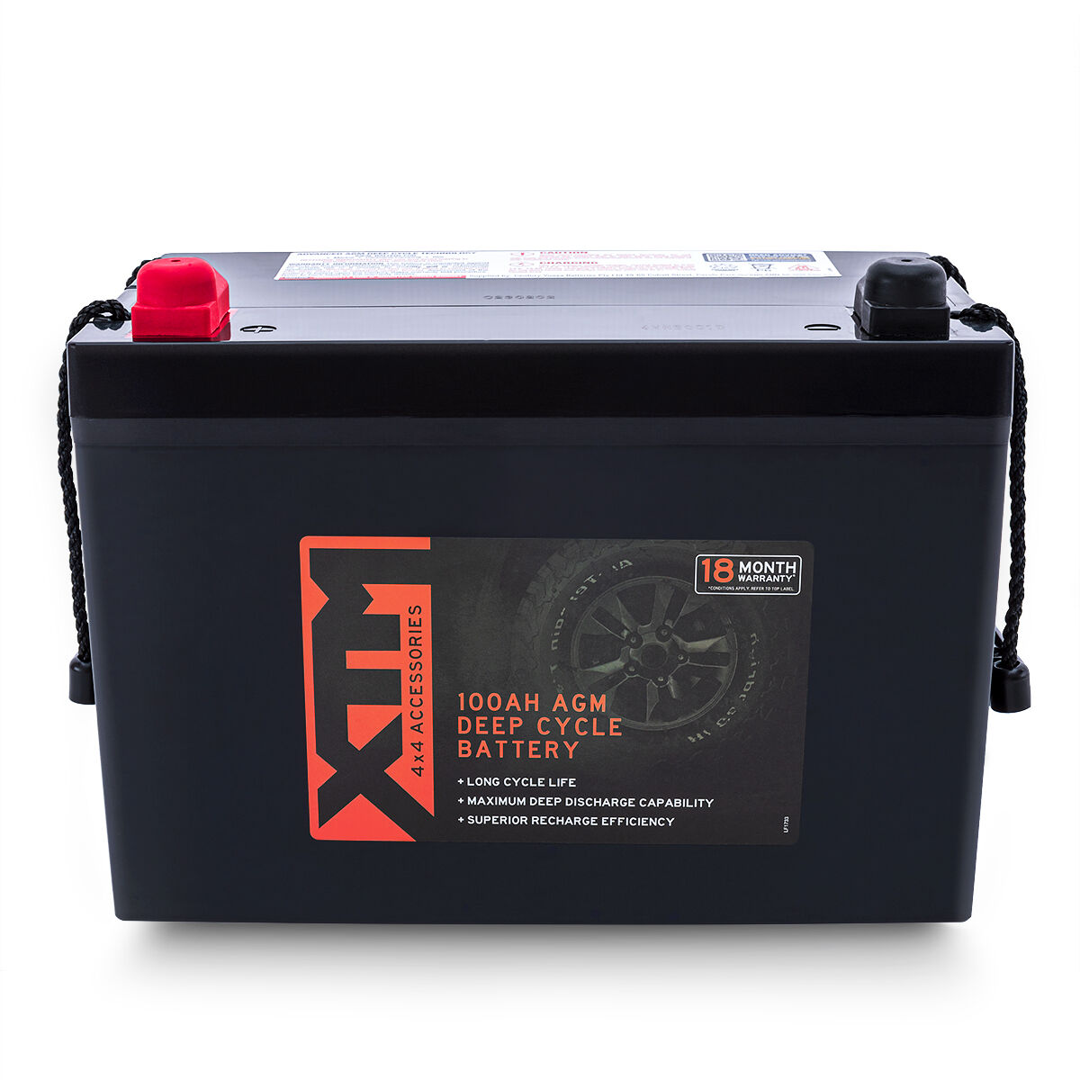 XTM Deep Cycle AGM Battery DC12100AGM BCF