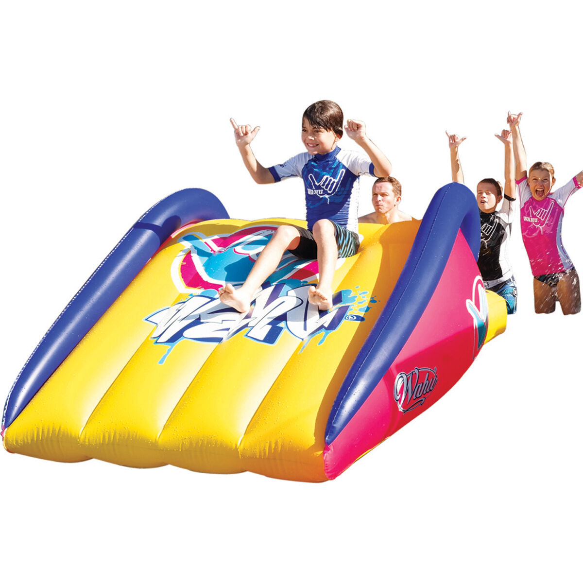 wahu floating pool slide bcf floating slide