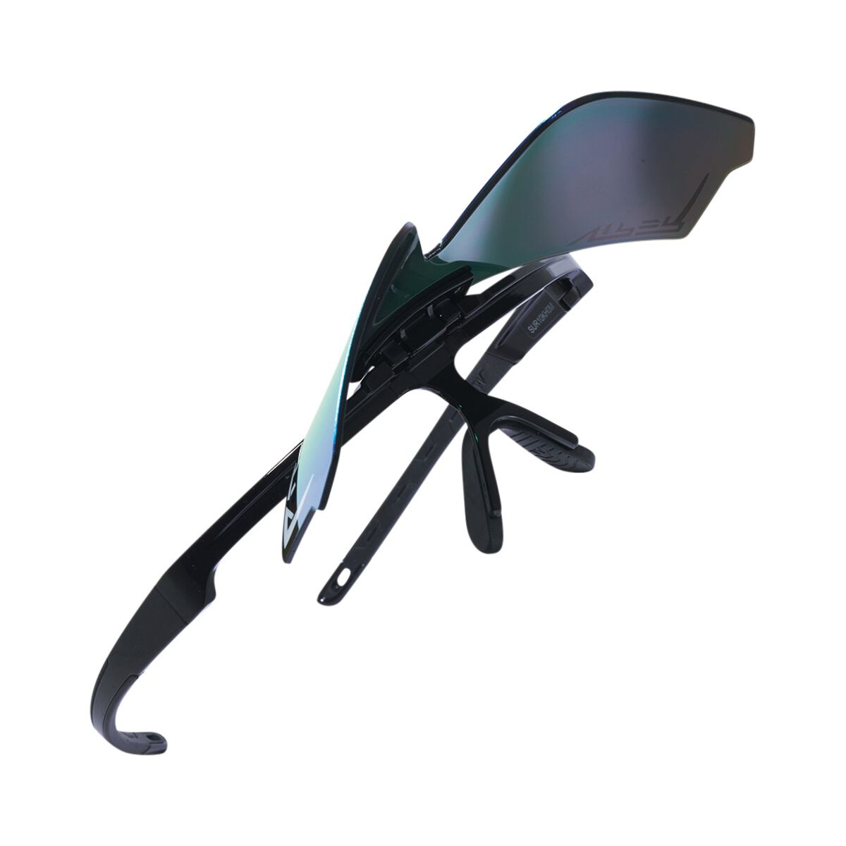 Pit Viper The Exec Flip-Offs Polarised Sunglasses Rainbow, Rainbow, bcf_hi-res