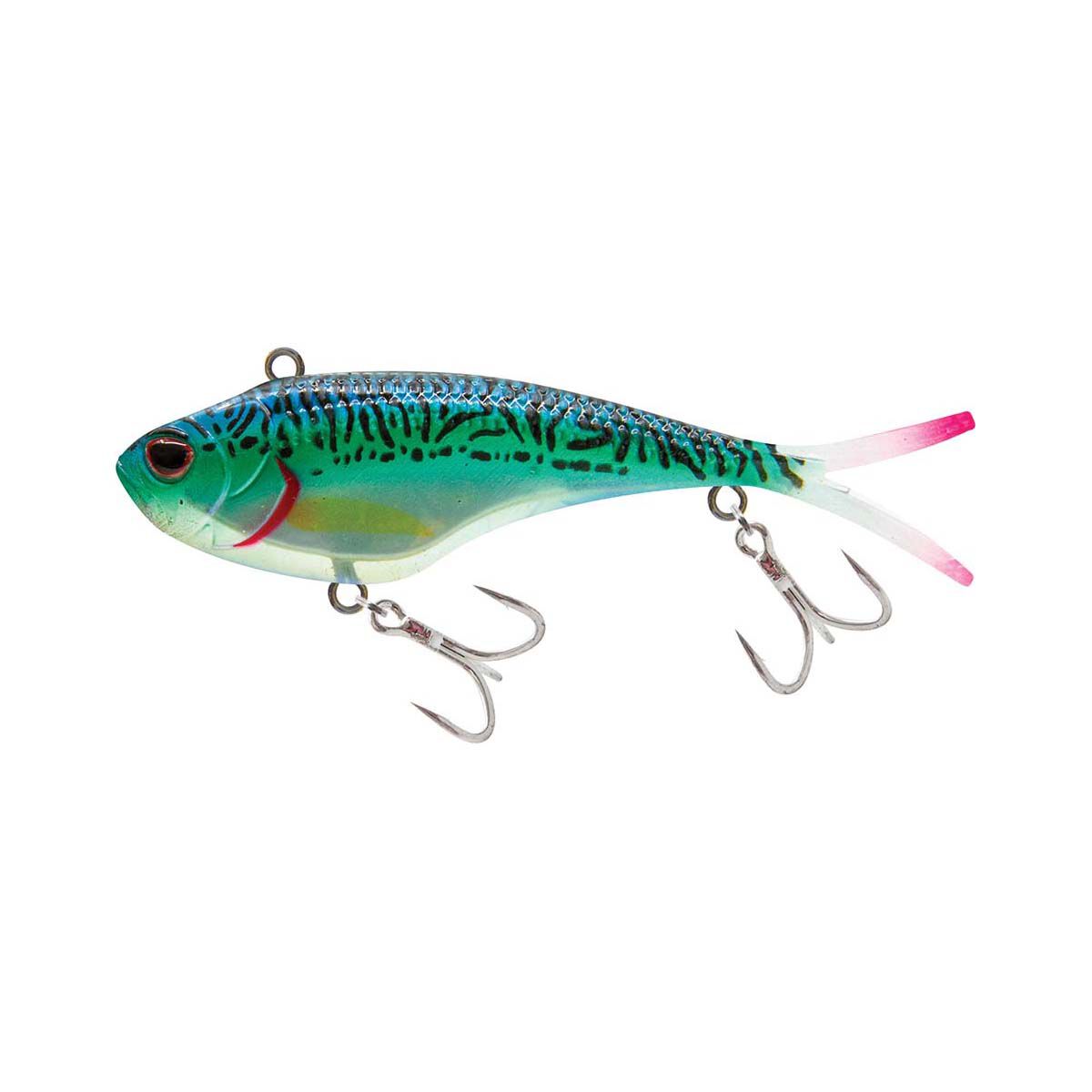 Nomad Vertrex Max Soft Vibe Lure 130mm Silver Green Mackerel, Silver Green Mackerel, bcf_hi-res