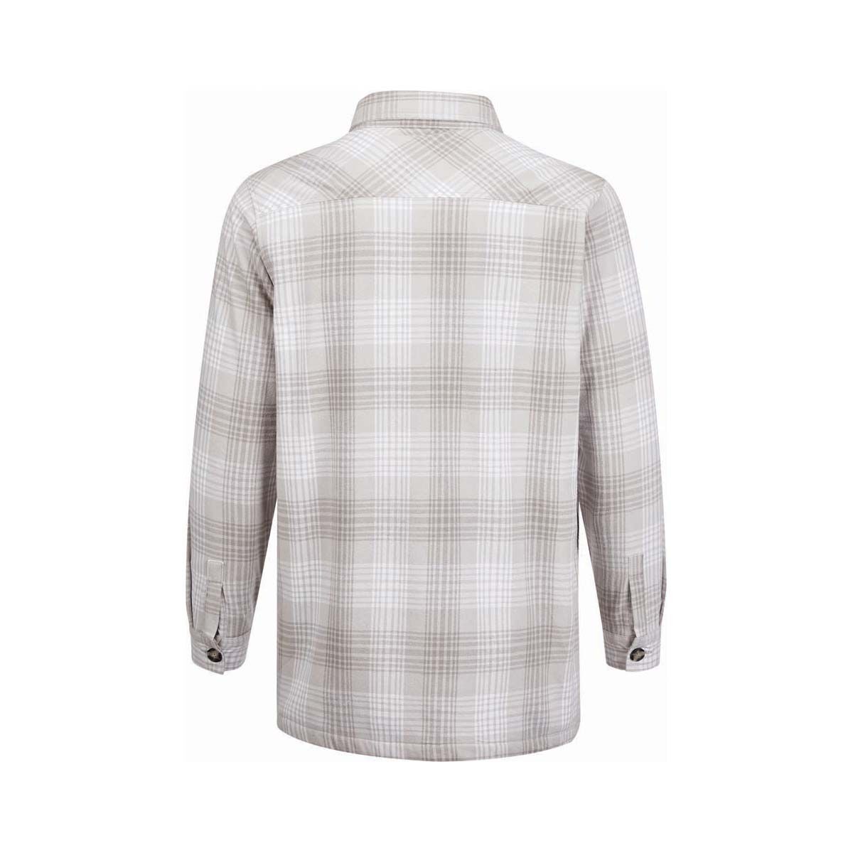 OUTRAK Men&rsquo;s Fleece Lined Shacket, Taupe, bcf_hi-res