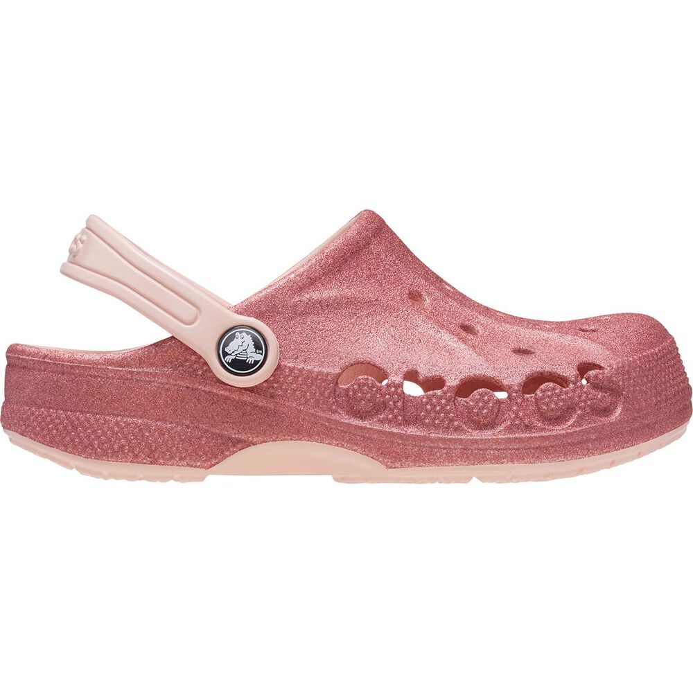 Rose Gold Pink Glitter Crocs Women's Pink Glitter Clog Womens