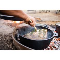 Campfire Pre Seasoned Cast Iron Camp Oven 12 Quart, , bcf_hi-res